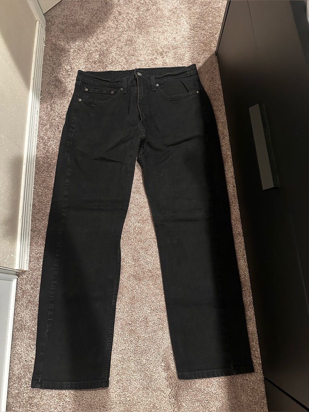505 Levi's Black Straight Men's Jeans Size W34xL30 0611